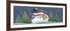 2 Snowmen Possibly Hugging-Beverly Johnston-Framed Giclee Print