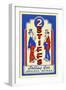 2 Stiffs Selling Gas-Curt Teich & Company-Framed Art Print