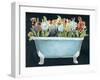 2-Up Bathtub Garden I-Grace Popp-Framed Art Print