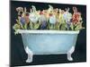 2-Up Bathtub Garden I-Grace Popp-Mounted Art Print