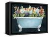 2-Up Bathtub Garden I-Grace Popp-Framed Stretched Canvas