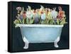 2-Up Bathtub Garden I-Grace Popp-Framed Stretched Canvas