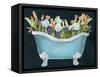 2-Up Bathtub Garden II-Grace Popp-Framed Stretched Canvas