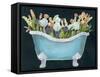 2-Up Bathtub Garden II-Grace Popp-Framed Stretched Canvas