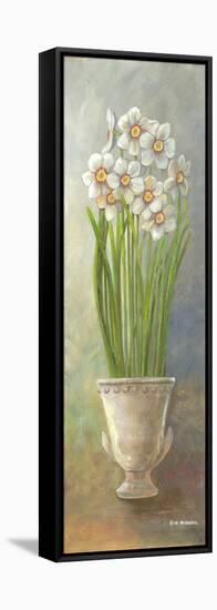 2-Up Narcissus Vertical-Wendy Russell-Framed Stretched Canvas