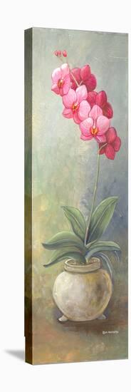 2-Up Orchid Vertical-Wendy Russell-Stretched Canvas