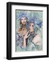 2 Winter Elves-Atelier Sommerland-Framed Art Print