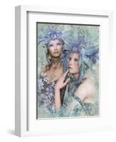 2 Winter Elves-Atelier Sommerland-Framed Art Print