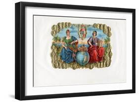 2 Women Globe Cigars-Art Of The Cigar-Framed Giclee Print