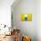 2 Yellow Beach Huts-Andy Bell-Stretched Canvas displayed on a wall