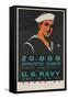 20,000 Apprentice Seamen Needed Immediately Poster-null-Framed Stretched Canvas