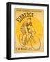 20,000 Kilometers with a Eldredge Bicycle-Marcellin Auzolle and A. Gallice-Framed Giclee Print