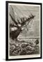 20,000 Leagues Under the Sea: Attacking a Giant Squid-Hildebrand-Framed Photographic Print
