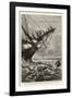 20,000 Leagues Under the Sea: Attacking a Giant Squid-Hildebrand-Framed Photographic Print