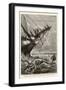 20,000 Leagues Under the Sea: Attacking a Giant Squid-Hildebrand-Framed Photographic Print