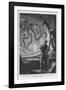 20,000 Leagues Under the Sea: Giant Squid Seen from the Safety of the Nautilus-Hildebrand-Framed Photographic Print