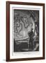 20,000 Leagues Under the Sea: Giant Squid Seen from the Safety of the Nautilus-Hildebrand-Framed Photographic Print