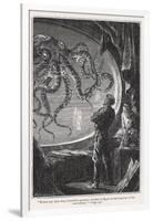 20,000 Leagues Under the Sea: Giant Squid Seen from the Safety of the Nautilus-Hildebrand-Framed Photographic Print