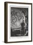 20,000 Leagues Under the Sea: Giant Squid Seen from the Safety of the Nautilus-Hildebrand-Framed Premium Photographic Print
