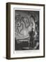 20,000 Leagues Under the Sea: Giant Squid Seen from the Safety of the Nautilus-Hildebrand-Framed Photographic Print