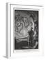 20,000 Leagues Under the Sea: Giant Squid Seen from the Safety of the Nautilus-Hildebrand-Framed Photographic Print