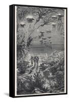 20,000 Leagues Under the Sea: The Divers on the Sea-Bed-Hildebrand-Framed Stretched Canvas