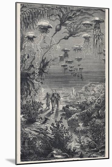 20,000 Leagues Under the Sea: The Divers on the Sea-Bed-Hildebrand-Mounted Photographic Print