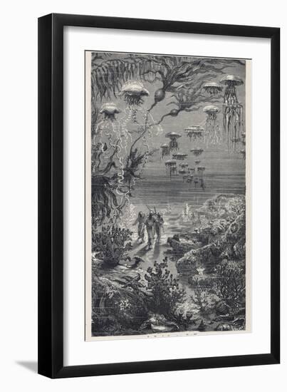 20,000 Leagues Under the Sea: The Divers on the Sea-Bed-Hildebrand-Framed Premium Photographic Print