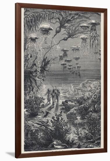 20,000 Leagues Under the Sea: The Divers on the Sea-Bed-Hildebrand-Framed Photographic Print