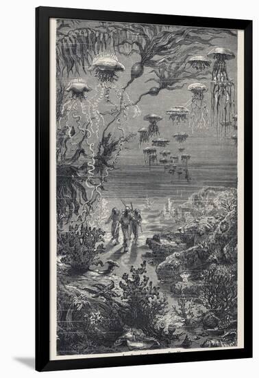 20,000 Leagues Under the Sea: The Divers on the Sea-Bed-Hildebrand-Framed Photographic Print