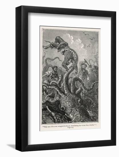 20,000 Leagues Under the Sea: The Squid Claims a Victim-Hildebrand-Framed Photographic Print