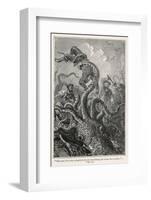 20,000 Leagues Under the Sea: The Squid Claims a Victim-Hildebrand-Framed Photographic Print