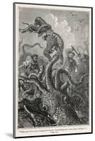 20,000 Leagues Under the Sea: The Squid Claims a Victim-Hildebrand-Mounted Photographic Print