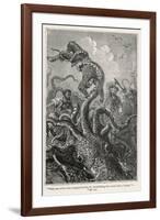 20,000 Leagues Under the Sea: The Squid Claims a Victim-Hildebrand-Framed Photographic Print