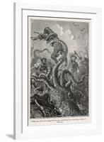 20,000 Leagues Under the Sea: The Squid Claims a Victim-Hildebrand-Framed Photographic Print