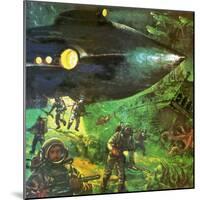 20,000 Leagues under the Sea-English School-Mounted Giclee Print