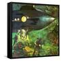 20,000 Leagues under the Sea-English School-Framed Stretched Canvas