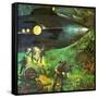 20,000 Leagues under the Sea-English School-Framed Stretched Canvas