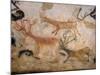 20,000 Year Old Lascaux Cave Painting Done by Cro-Magnon Man in the Dordogne Region, France-Ralph Morse-Mounted Photographic Print