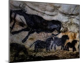 20,000 Year Old Lascaux Cave Painting Done by Cro-Magnon Man in the Dordogne Region, France-Ralph Morse-Mounted Photographic Print