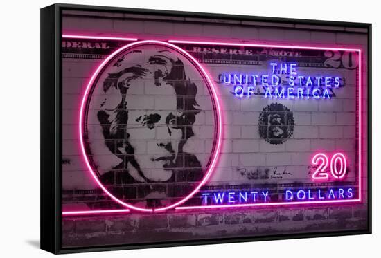 20 Dollars-Octavian Mielu-Framed Stretched Canvas