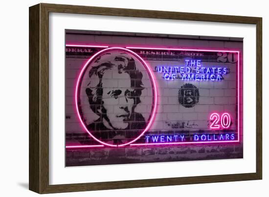 20 Dollars-Octavian Mielu-Framed Art Print