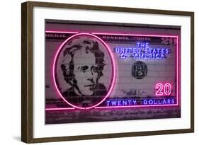 20 dollars-O.M.-Framed Giclee Print