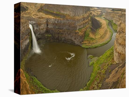 200 Foot High Palouse Falls State Park, Washington, USA-Chuck Haney-Stretched Canvas