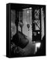 200-Ton Ladle at Work Near Blast Furnace in the Otis Steel Mill-Margaret Bourke-White-Framed Stretched Canvas