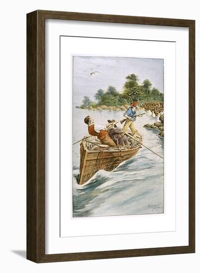 20000 Leagues under the Sea, Jules Verne-Henry Austin-Framed Giclee Print