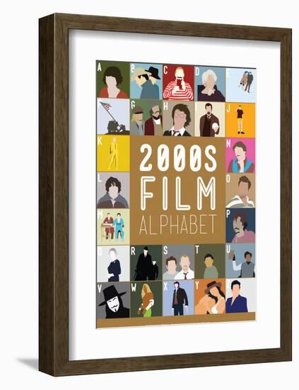 2000s Film Alphabet - A to Z-Stephen Wildish-Framed Art Print