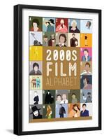 2000s Film Alphabet - A to Z-Stephen Wildish-Framed Giclee Print