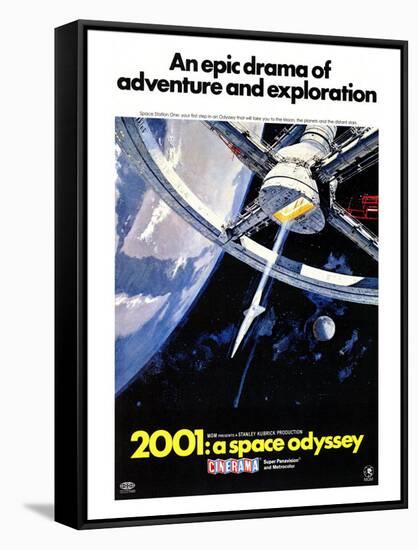 2001: A Space Odyssey, 1968-null-Framed Stretched Canvas