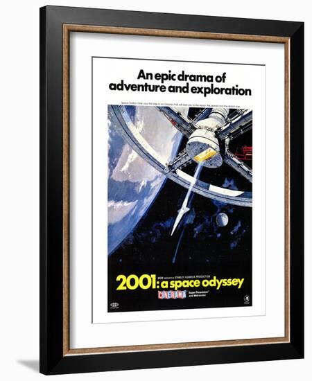 2001: A Space Odyssey, 1968-null-Framed Art Print